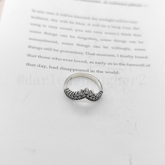 Pandora Princess Wishbone Ring - Picture 8 of 8